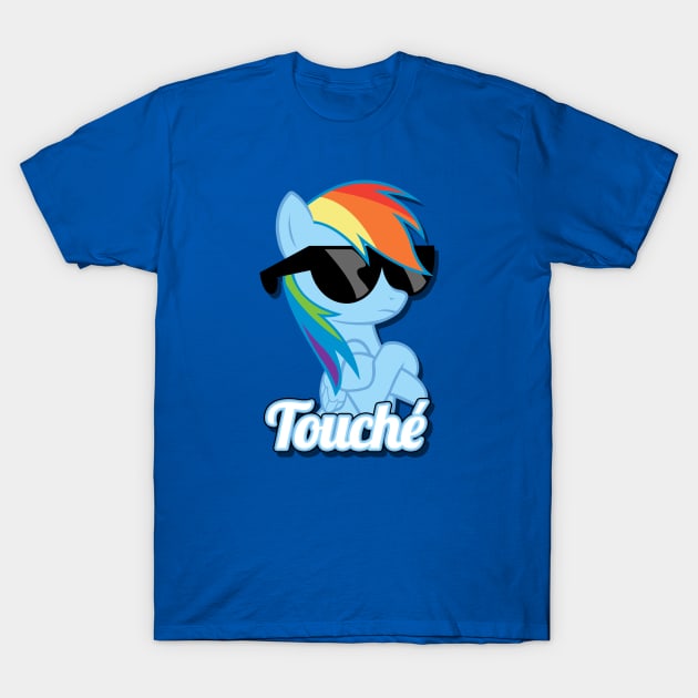 MLP - Rainbow Dash - Touché T-Shirt by Alexstrazsa
